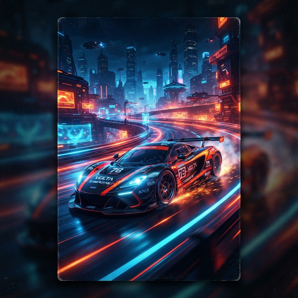 Neon Circuit Racer
